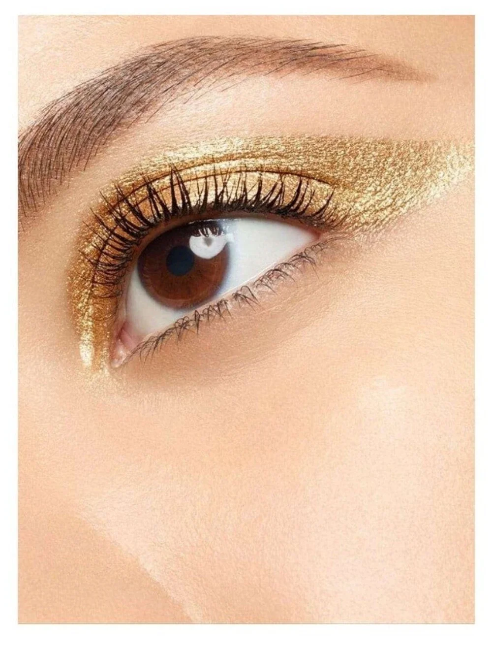 NIB $33 Yves Saint Laurent Sequin Crush Eye Shadow In Legendary Gold